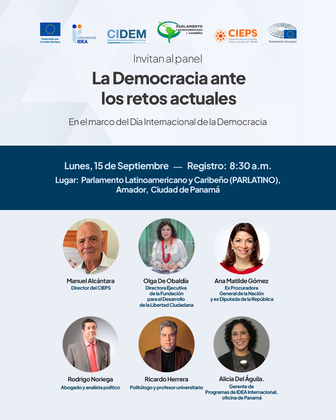 Panel: La democracia ante los retos actuales